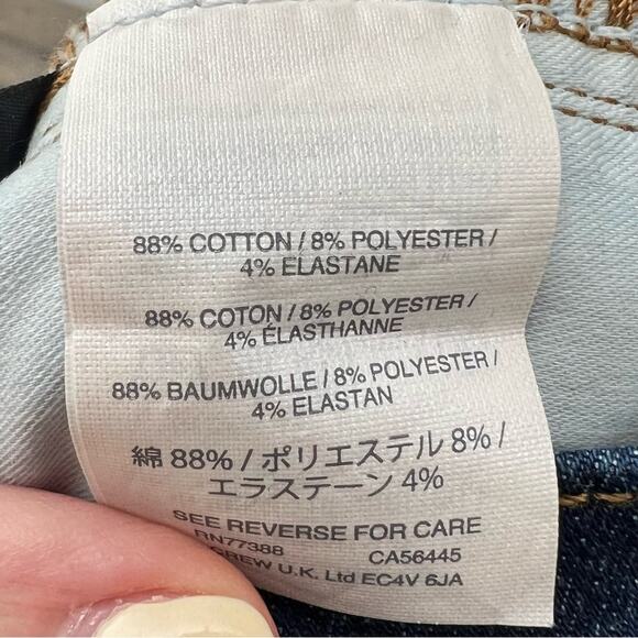 J. Crew dark wash is skinny leg toothpick jeans size 26 B184 - Picture 3 of 4